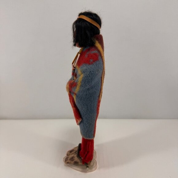 Vintage Skookum Native American Style Doll Figurine Blanket Souvenir - Picture 3 of 5